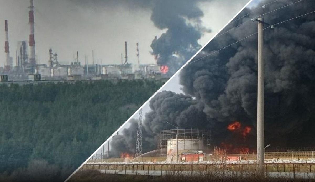 Уражено відразу 4 об’єкти російської нафтопереробки: Генштаб розкрив деталі