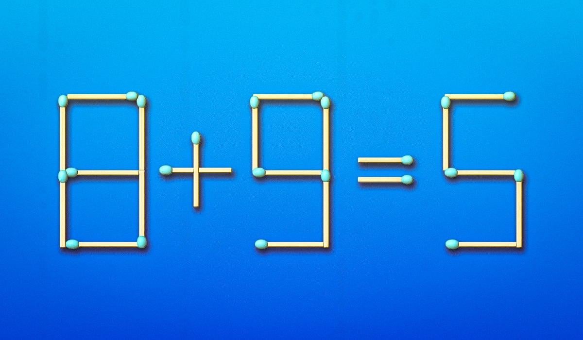 Треба перемістити лиш один сірник, щоб виправити помилку: тест-IQ на 11 секунд