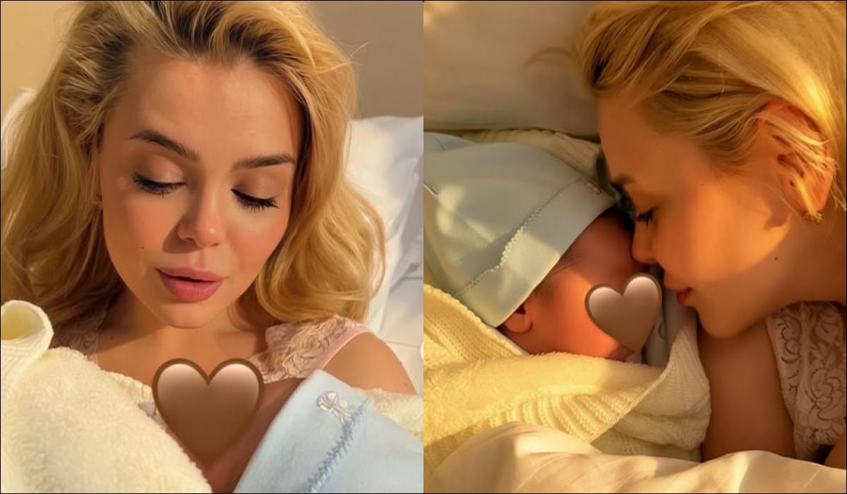 Аліна Гросу порушила мовчання після пологів і показала сина з чоловіком (фото)