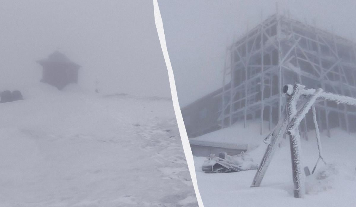 До України повернулася зима: в одній з областей добряче засніжило (фото)