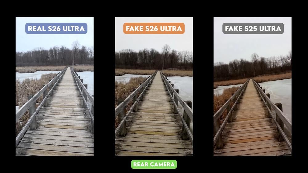 Фейковий Samsung S26 Ultra здивував експертів: різниця майже непомітна (відео)