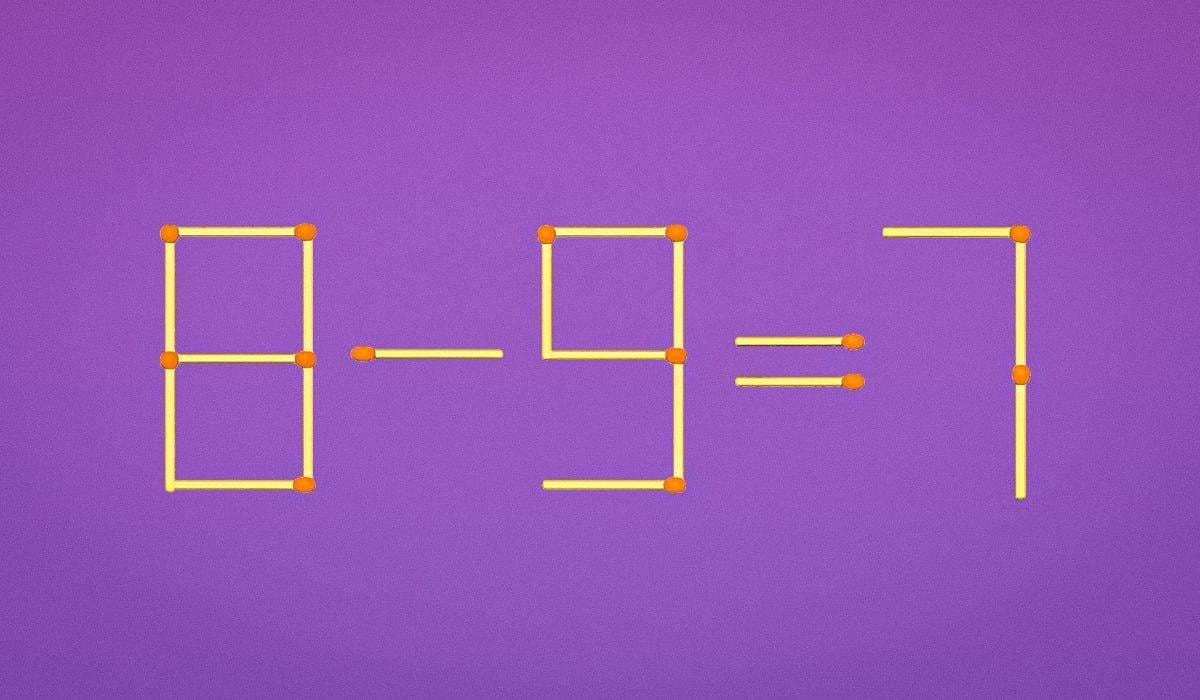 Складний тест для перевірки IQ: треба перемістити лиш 1 сірник за 15 секунд