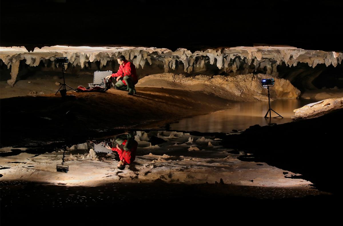 Археологи розкрили секрет гігантського малюнка, приховуваного в печері Алабами більше тисячі років