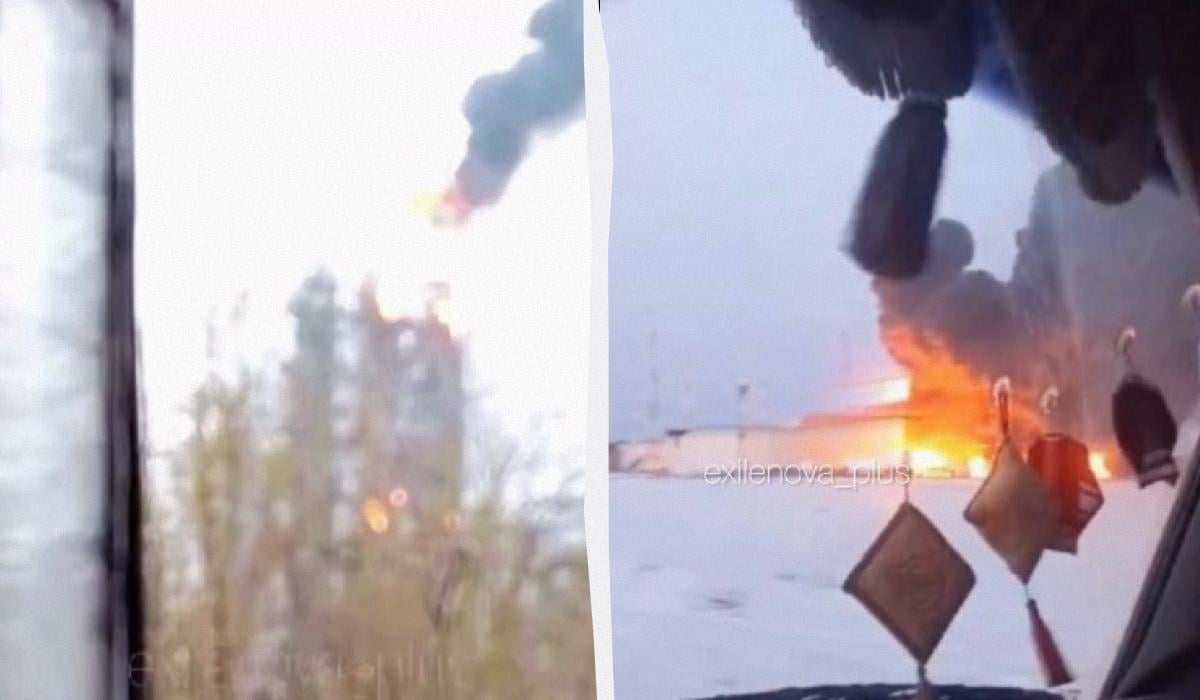 Після атаки дронів палають нафтоперекачувальна станція і завод у Росії, - ЗМІ