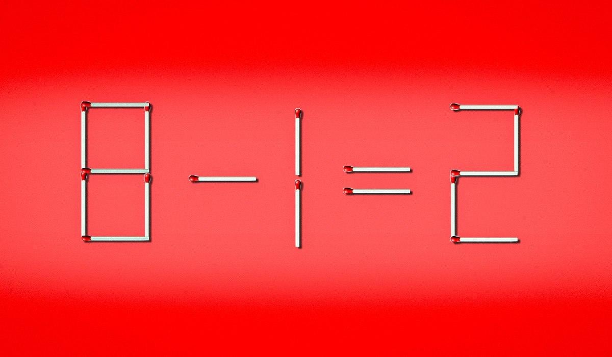 Щоб виправити рівність, треба перетягнути лиш 1 сірник: тест для перевірки інтелекту