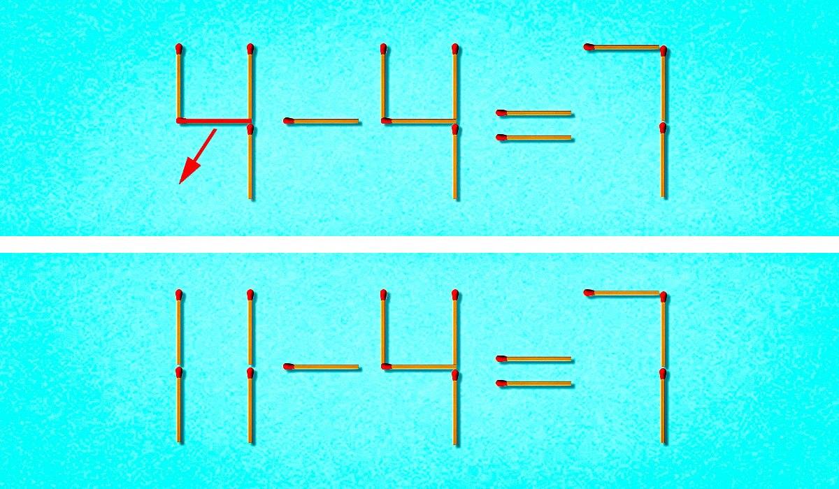 Какую спичку нужно переместить, чтобы исправить ошибку: быстрый тест на IQ