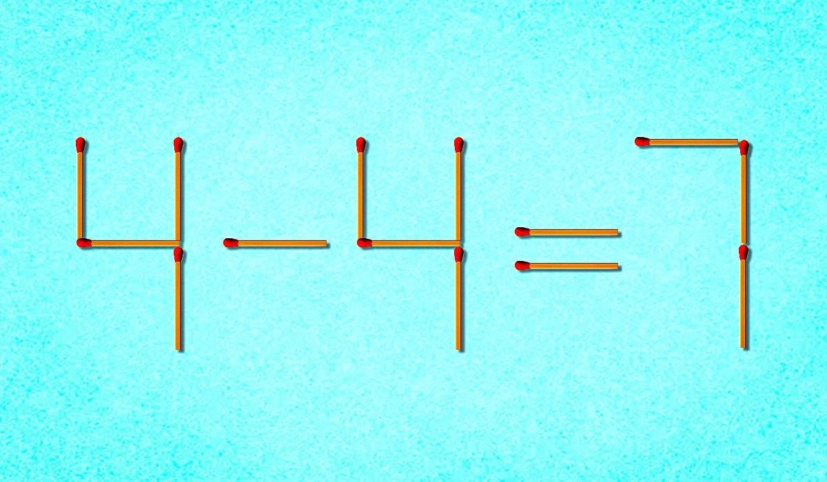 Какую спичку нужно переместить, чтобы исправить ошибку: быстрый тест на IQ