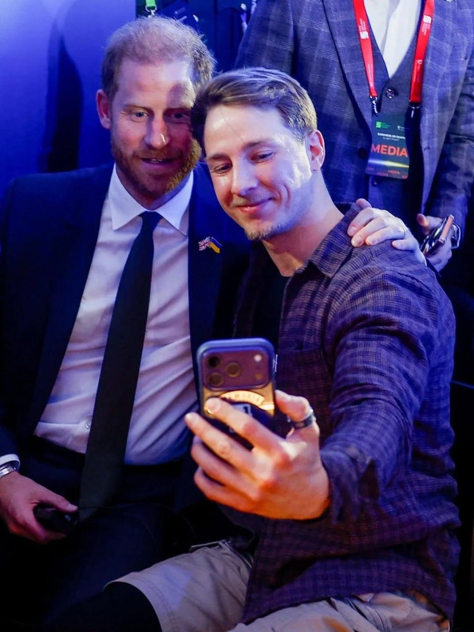 Терен встретился с принцем Гарри в Киеве (фото)