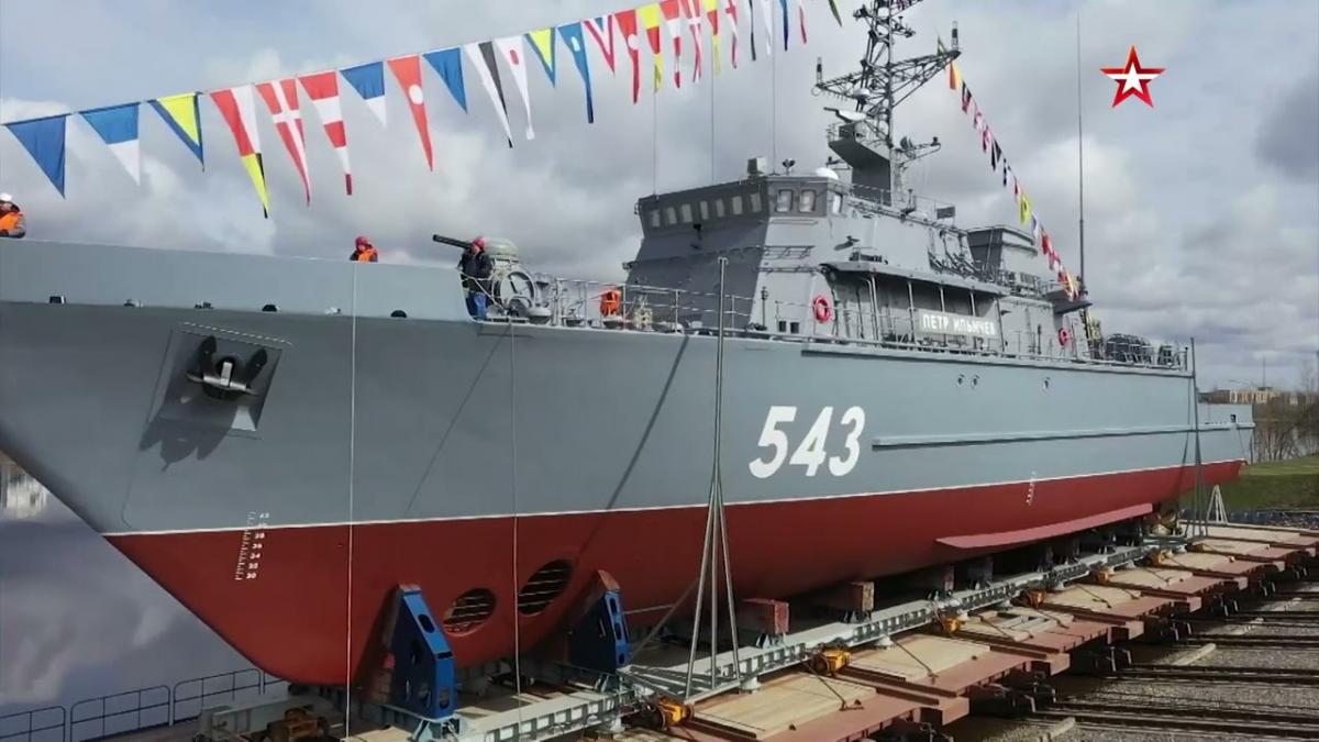 В России заложили новый военный корабль проекта 12700 (фото)