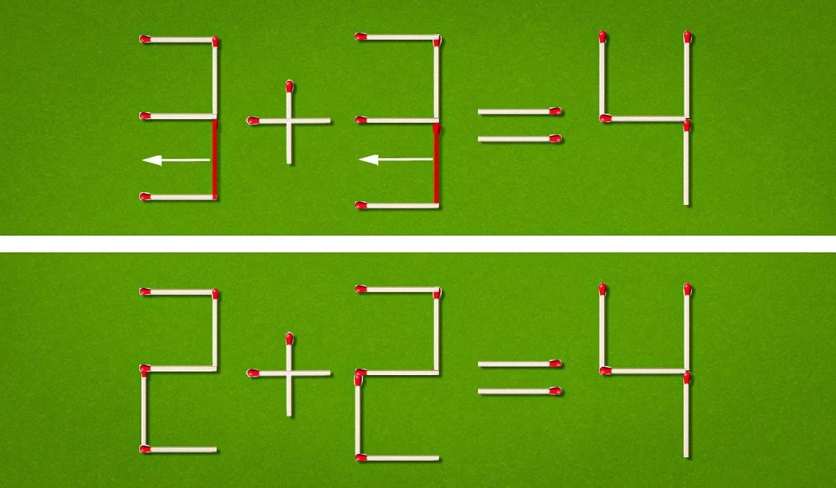 Какие 2 спички нужно переместить, чтобы исправить ошибку: очень сложная головоломка