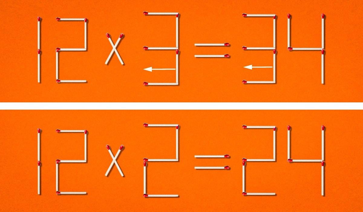 Нужно переместить 2 спички, и равенство станет верным: тест на интеллект