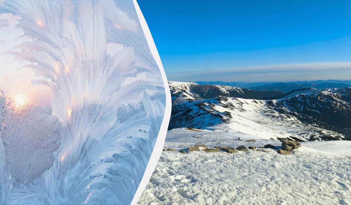 В Карпатах ударил 10-градусный мороз (фото)