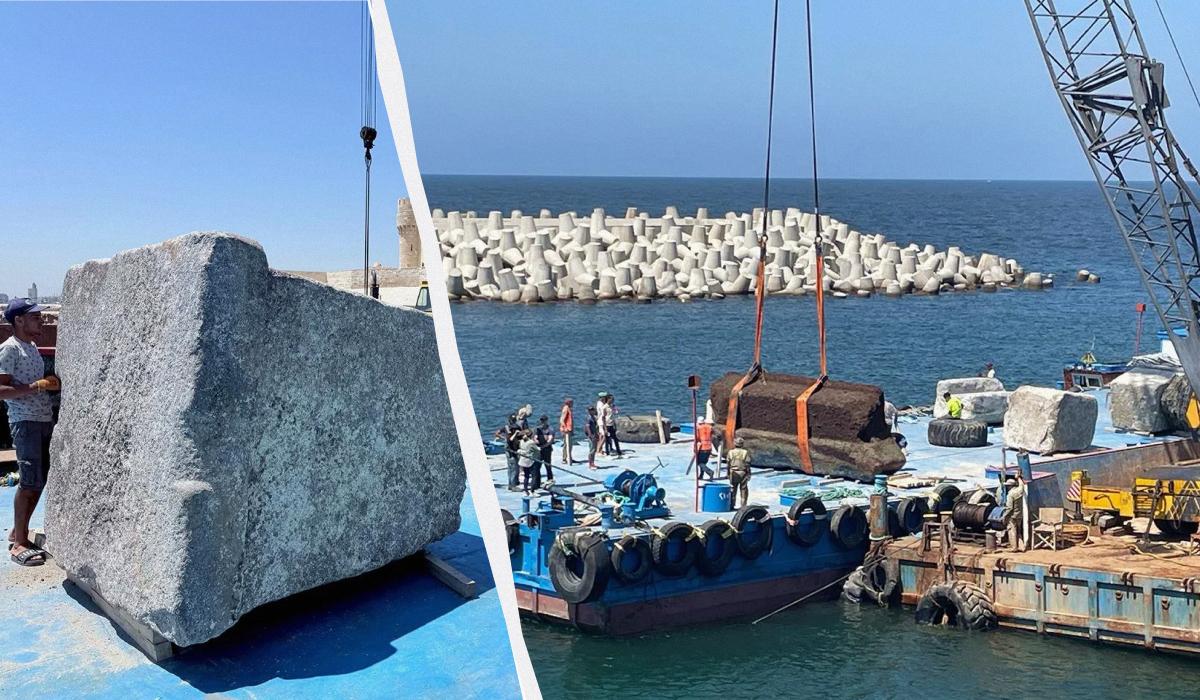 З дна моря підняли 22 гігантські блоки Олександрійського маяка, і це змінило всі уявлення