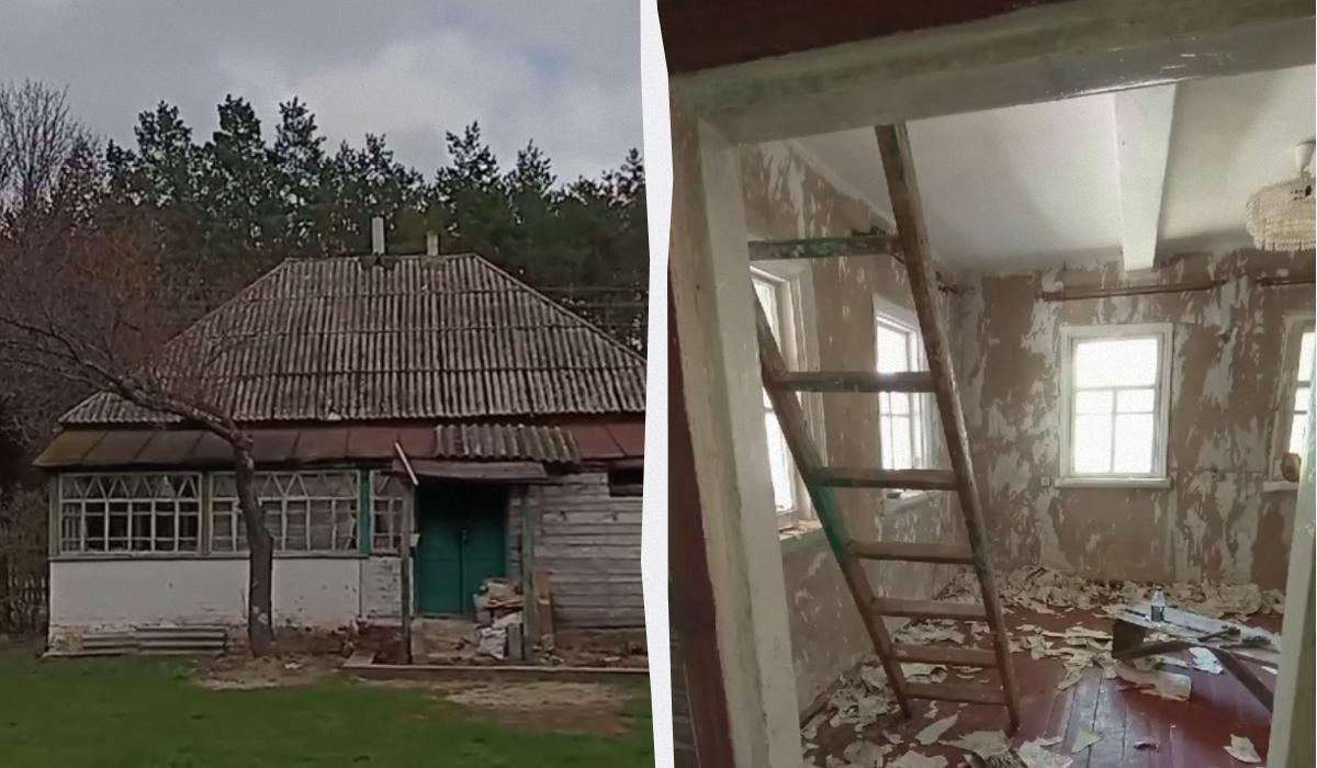 Українка купила занедбану хату біля лісу та показала, що з нею стало через рік ремонту