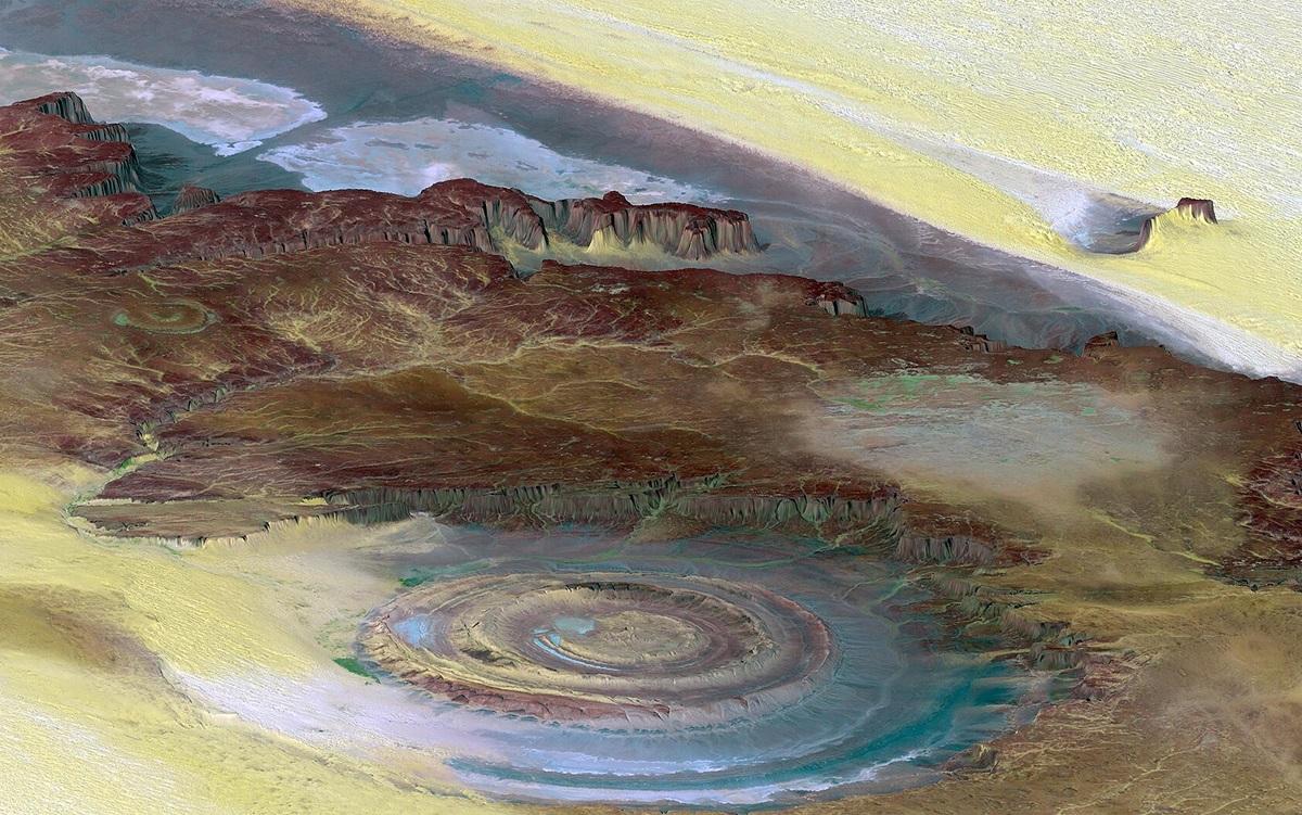 У Сахарі виявили гігантське 'око' діаметром 48 кілометрів: у NASA розкрили його походження