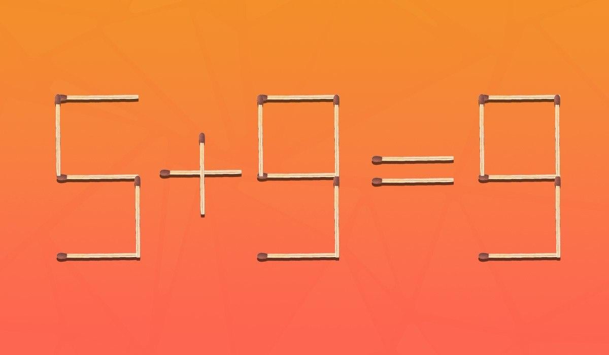 Справжній виклик для мозку: треба перемістити лише один сірник