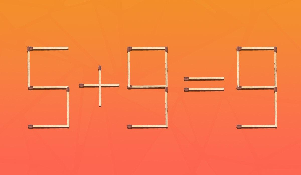 Настоящий вызов для мозга: нужно переместить всего одну спичку