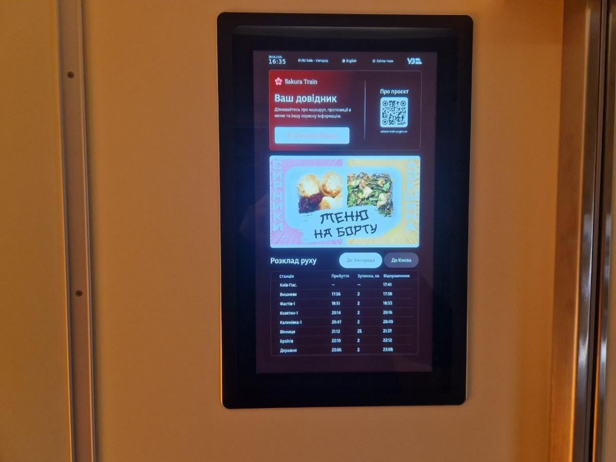 'Укрзалізниця' запускає новий флагманський поїзд 'Сакура': за яким маршрутом курсуватиме (фото)