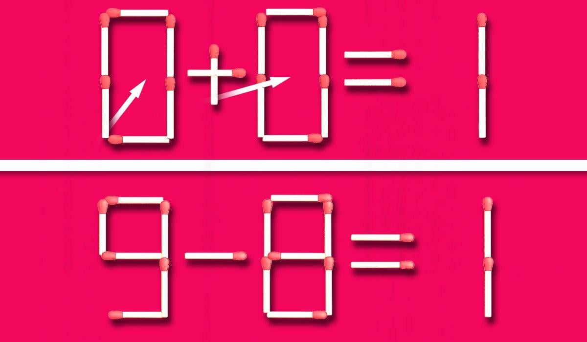 Надо переставить всего 2 спички, чтобы исправить ошибку: быстрый тест для проверки IQ