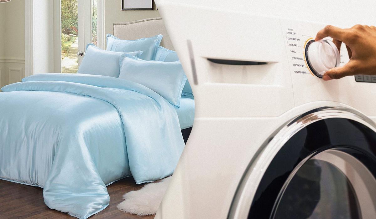 Секрет идеального постельного белья: как правильно стирать атласные простыни и наволочки
