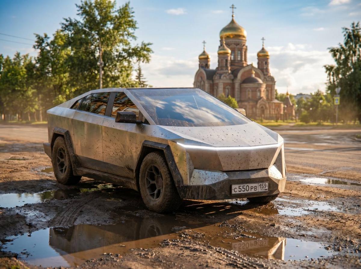 Россия скопировала Tesla Cybertruck: сколько будет стоить и как будет выглядеть