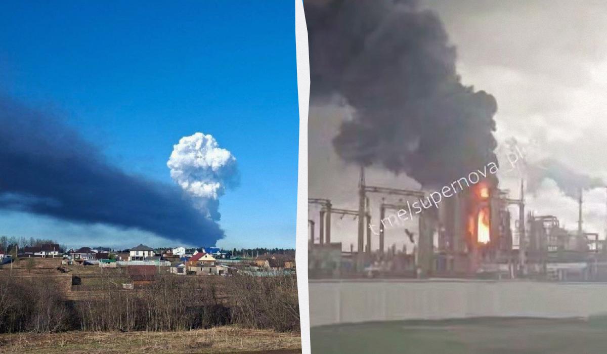 Дрони атакували нафтові об'єкти в Пермі, у місті оголошували хімічну небезпеку