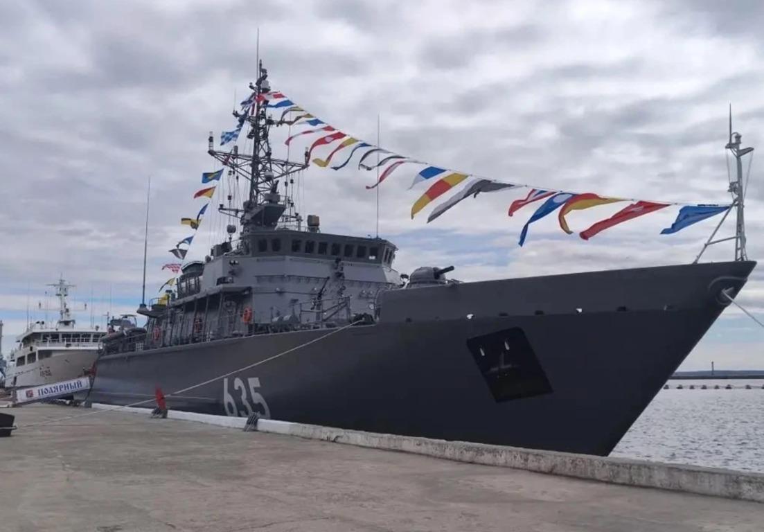 Російський флот отримав корабель 'нового покоління', якому дали ім’я 'Полярний' (фото)