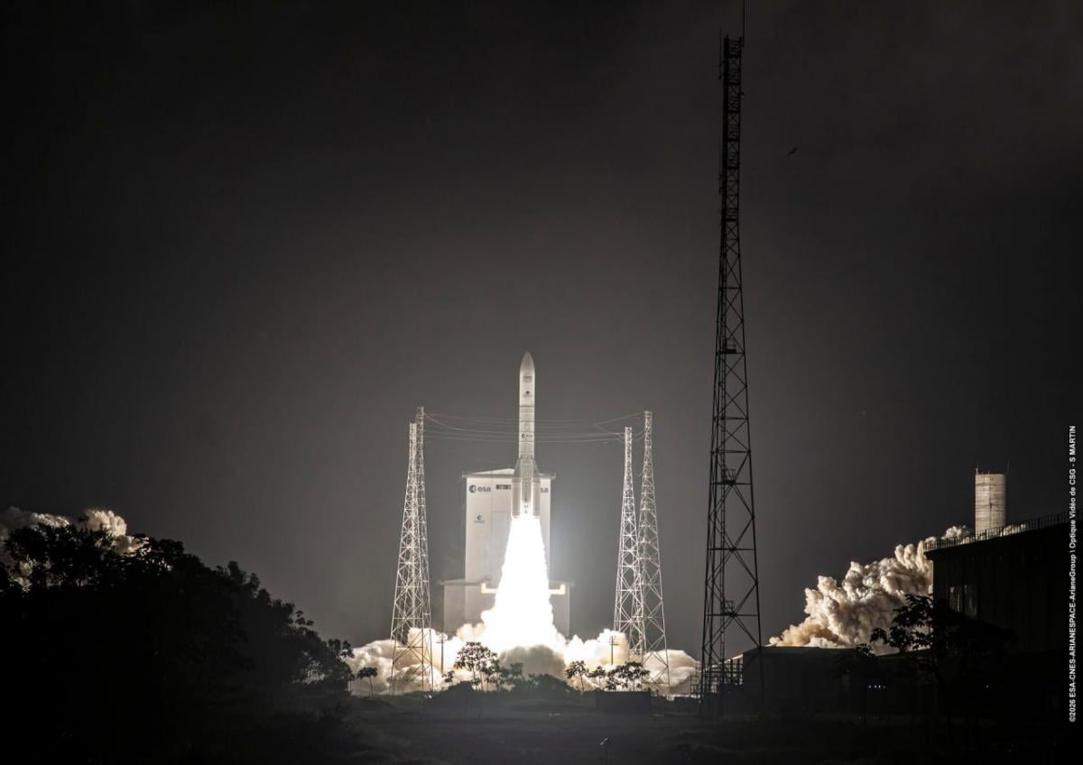 Европейцы запустили новую ракету Ariane 6 с аналогом системы Starlink
