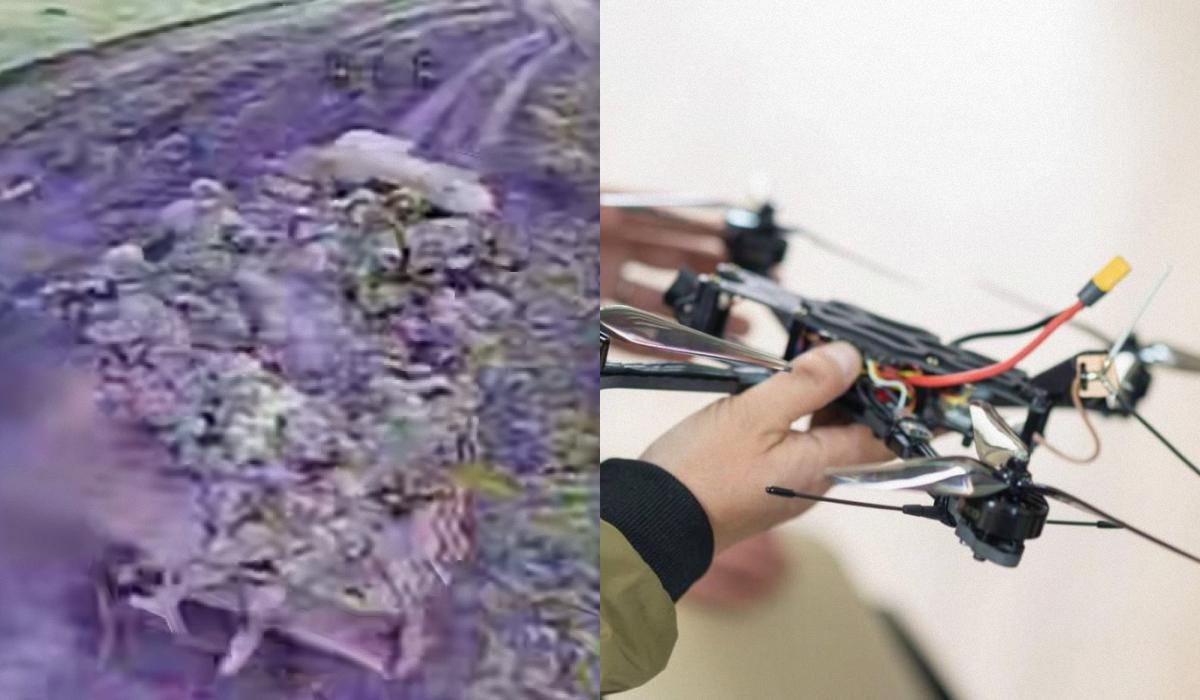 Український оператор FPV-дрона знищив 11 окупантів одним ударом