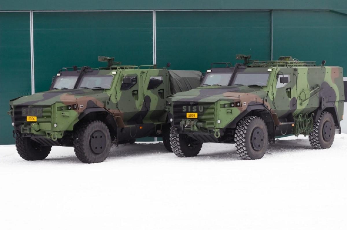 На озброєнні України помітили рідкісні фінські броньовані автомобілі Sisu GTP
