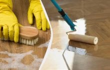 Даже старый деревянный пол будет блестеть уже после первого мытья: что добавить в воду