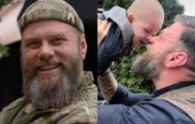 "Наше сяйво": український актор-воїн показав 6-місячного сина (фото)