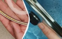 Мучилася, відтираючи обідки скляних кришок, поки не знайшла цю суміш: жир зник за хвилину