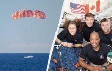 Екіпаж "Артеміди II" повернувся на Землю після історичного польоту до Місяця (фото, відео)