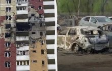 Розтрощені квартири та десятки авто: жахливі наслідки атаки на Київ (фото, відео)