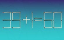 Який сірник треба перемістити, щоб рівняння стало правильним: тест для перевірки IQ