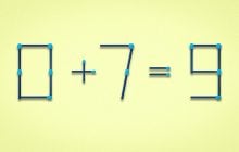 Треба перетягнути лиш один сірник, щоб виправити помилку: складна математична головоломка