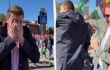 В Италии напали на активистов с украинскими флагами