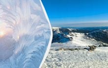 В Карпатах ударил 10-градусный мороз (фото)