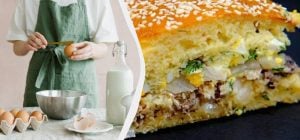 Пишний і соковитий заливний пиріг з тунцем: як приготувати тісто, щоб воно пропеклося