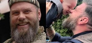 "Наше сияние": украинский актёр-воин показал 6-месячного сына (фото)