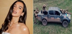 Дуа Липа неожиданно помогла украинским военным (видео)