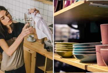 Чи треба витирати посуд після миття: що буде, якщо залишати його мокрим