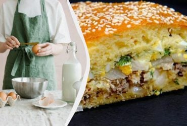 Пишний і соковитий заливний пиріг з тунцем: як приготувати тісто, щоб воно пропеклося