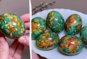 Українка показала, як вона готує мармурові яйця на Великдень: бабусин спосіб