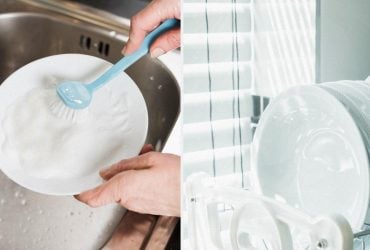 Добавляю всего полчайной ложки: и моющего для посуды хватает в 2 раза дольше