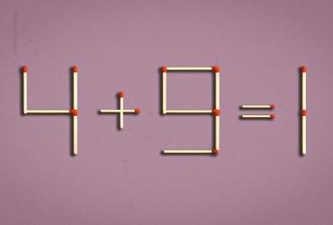 Только 2% людей могут исправить равенство за 8 секунд: тест со спичками для проверки IQ