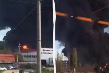 Россияне уже вторые сутки тушат пожар в порту Туапсе после украинских ударов, - Reuters