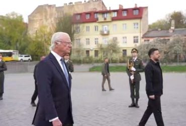 В Україну вперше за багато років прибув король Швеції (відео)
