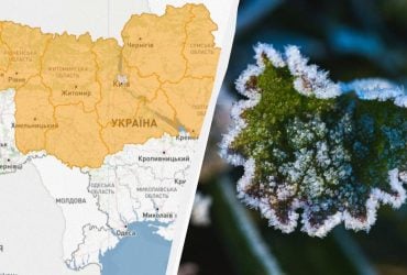 Заморозки атакуют Украину ближайшей ночью: температура упадет до -3° (карта)